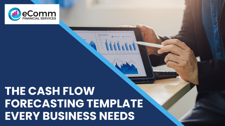 Cash flow forecasting template graphic
