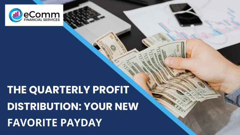 Hand counting cash for quarterly profit distribution