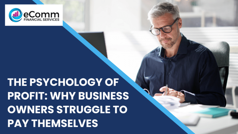 Business owner reviewing financial documents to understand profit management and sustainable business growth